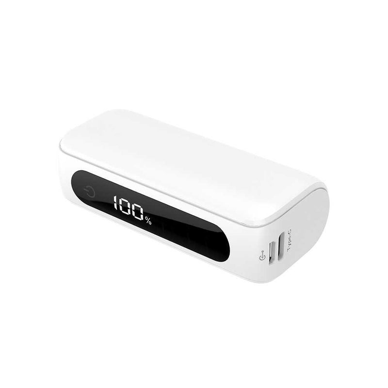 HIDISC Half Size 5000mAh Mobile Battery White