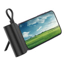 HIDISC 直挿ライトニング 5000mAh モバイルバッテリー ブラック