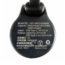 HIDISC 直挿ライトニング 5000mAh モバイルバッテリー ブラック