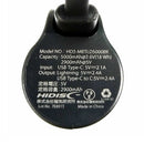 HIDISC 直挿ライトニング 5000mAh モバイルバッテリー ブラック