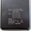 HIDISC 小型軽量世界最小クラス 高性能ICチップ搭載 10000mAh モバイルバッテリー ブラック