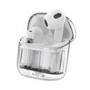 Full wireless skeleton earphones white with HIDISC ENC microphone