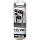 パナソニック Panasonic ステレオインサイドホン カナル型イヤホン ブラック RP-HJE150-K
