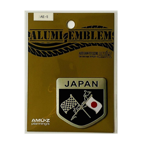 東洋マーク アルミエンブレムＪＡＰＡＮ フラッグ ＡＥ５