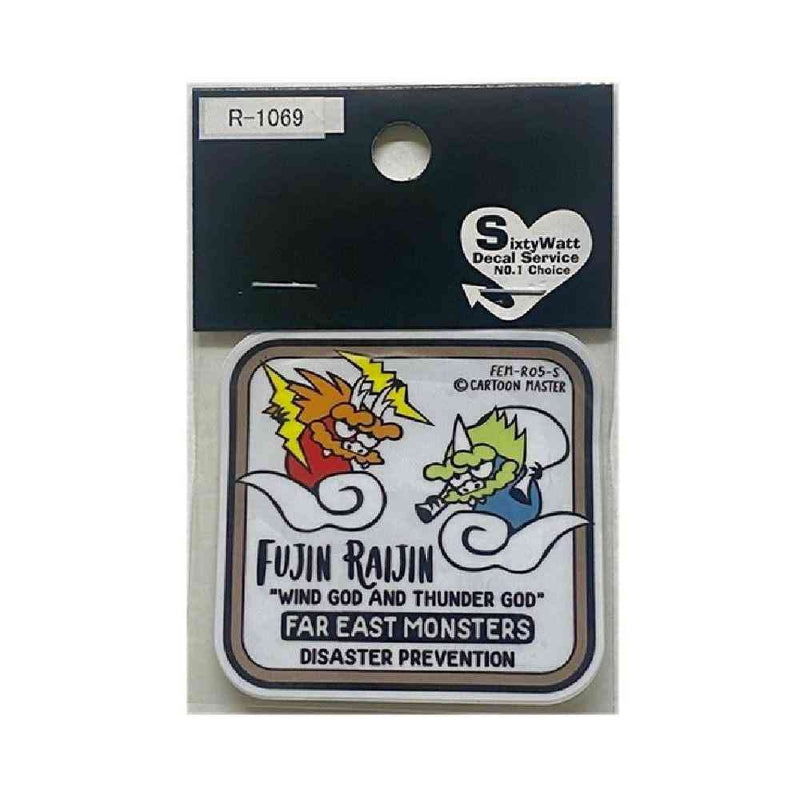 東洋マーク T－400 純正ステッカー 風神雷神 Rー1069
