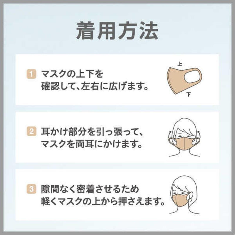 アラクス PITTA MASK REGULAR SOFT BEIGE J 3枚入り