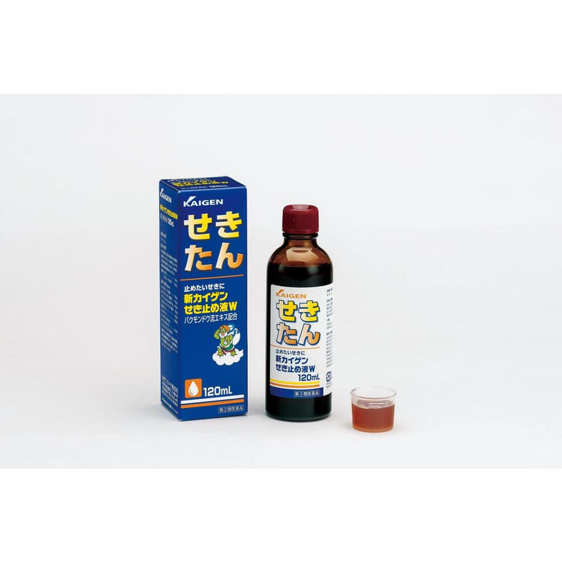 【指定第2類医薬品】新カイゲンせき止め液W120ml【セルフメディケーション税制対象】