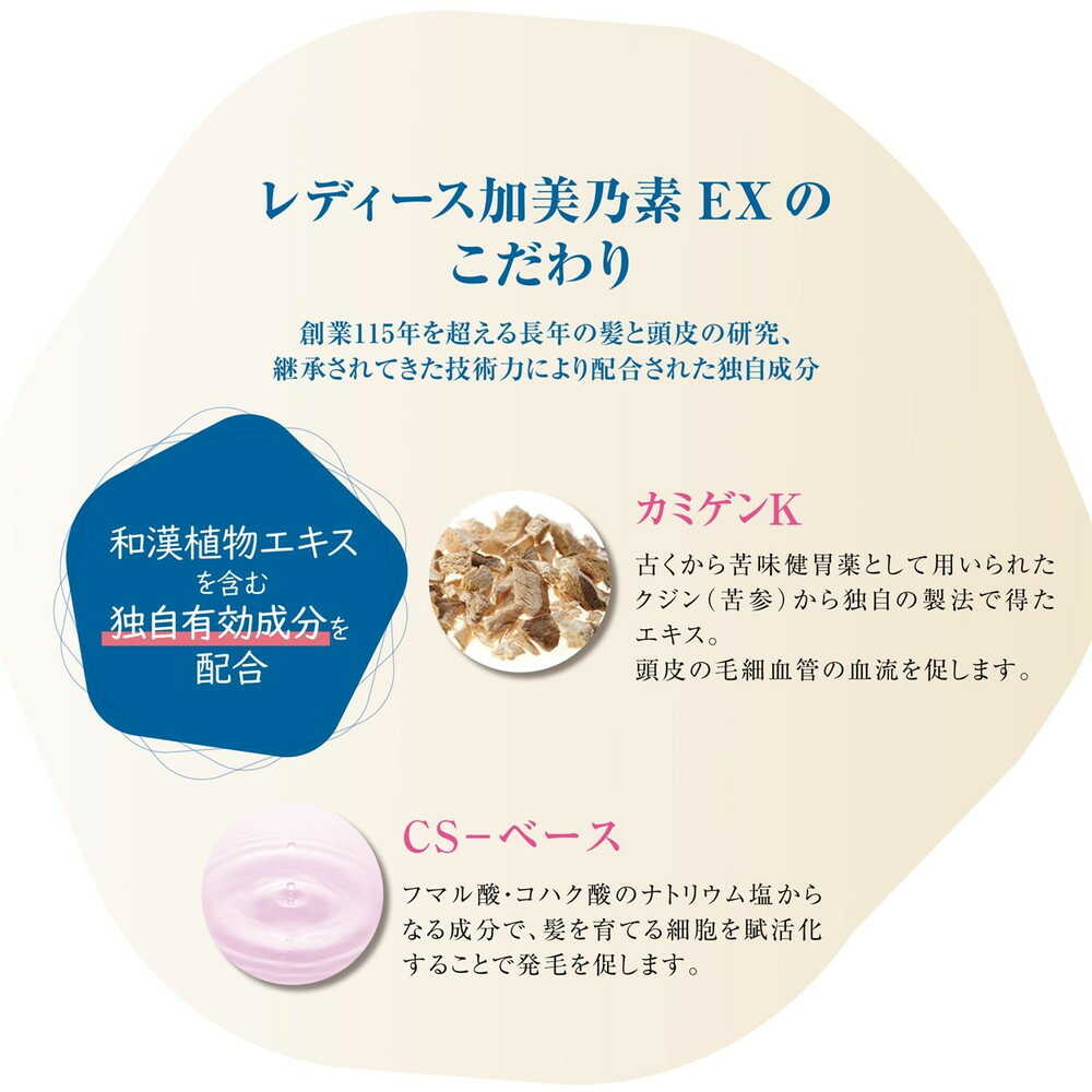 医薬部外品】加美乃素本舗 薬用レディース加美乃素EX 無香料 150ml