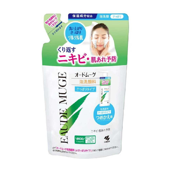 Kobayashi Pharmaceutical Eau de Mouge Foaming Facial Cleanser Refreshing Refill 130ml