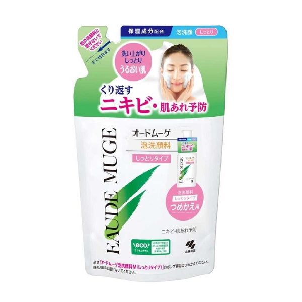 Kobayashi Pharmaceutical Eau de Mouge Foaming Facial Cleanser Moist Refill 130ml