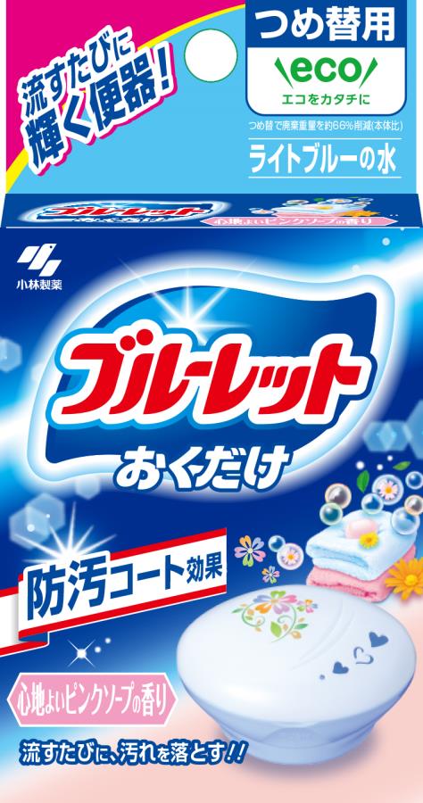 小林製薬 ブルーレットおくだけ つめ替用 ピンクソープ25g