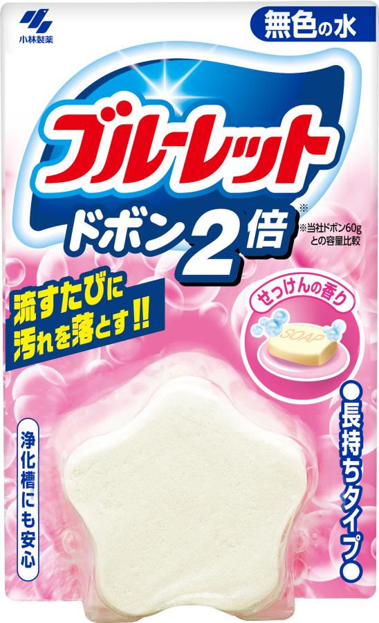 小林製薬 ブルーレットドボン2倍無色 せっけん120g