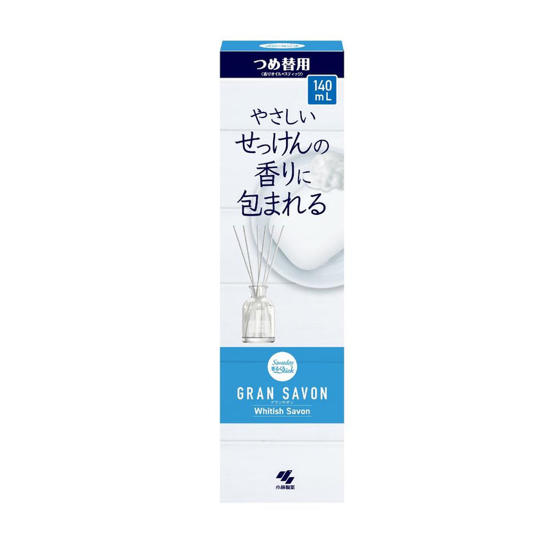 小林製薬 サワデー香るスティック グランサボン詰替ホワイティッシュサボン 70ml