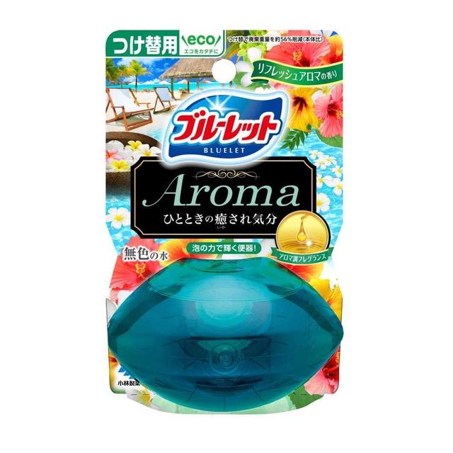 小林製薬 液体ブルーレットおくだけ アロマ つけ替用 リフレッシュアロマ70ml