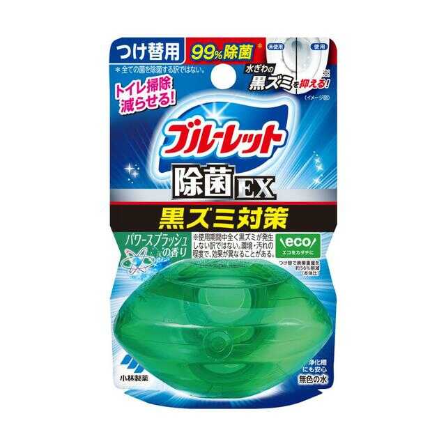 小林製薬 液体ブルーレットおくだけ除菌EXつけ替用 パワースプラッシュ 67ml