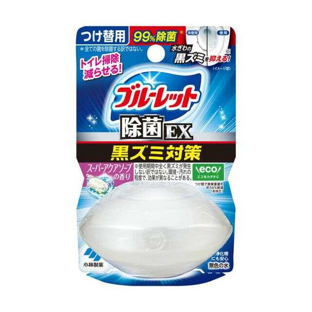 小林製薬 液体ブルーレットおくだけ除菌EXつけ替用 スーパーアクアソープ 67ml