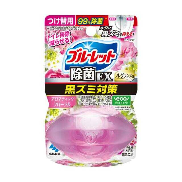 小林製薬 液体ブルーレットおくだけ除菌EXフレグランスつけ替用 アロマティックフローラル 67ml