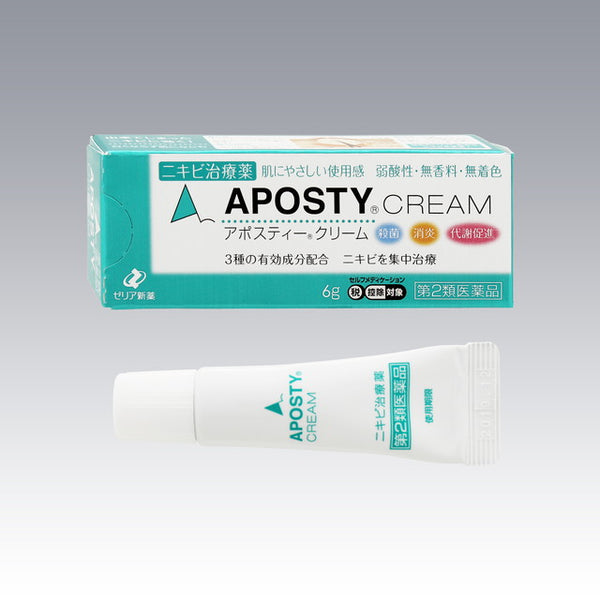 [2 drugs] Aposty cream 6g [subject to self-medication tax system]