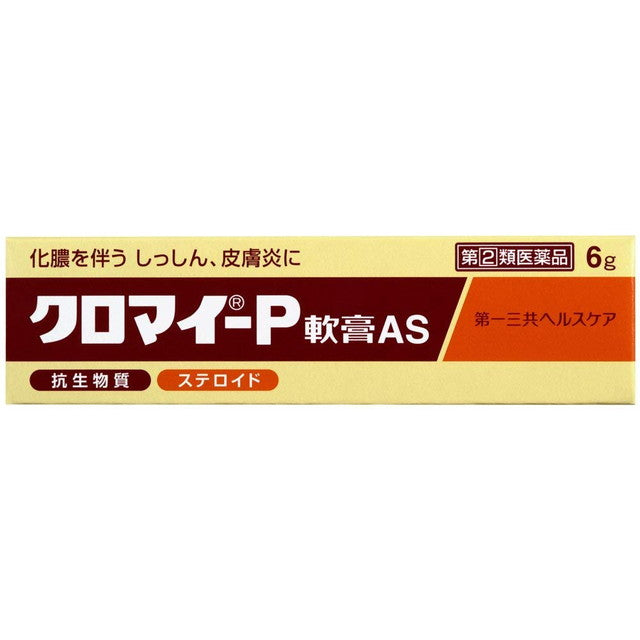 【指定第2類医薬品】クロマイーP軟膏 6G