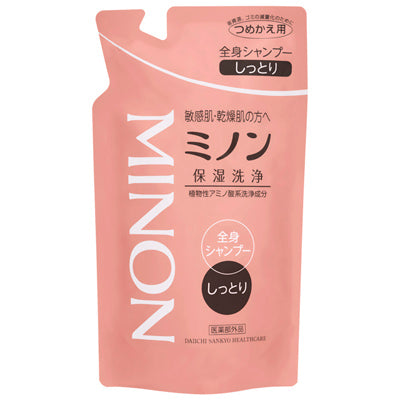 Minon whole body shampoo moist type refill 380ml