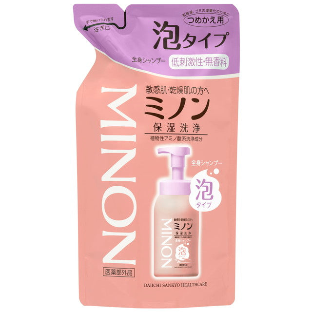 Minon 全身洗发水泡沫型替换装 400ML