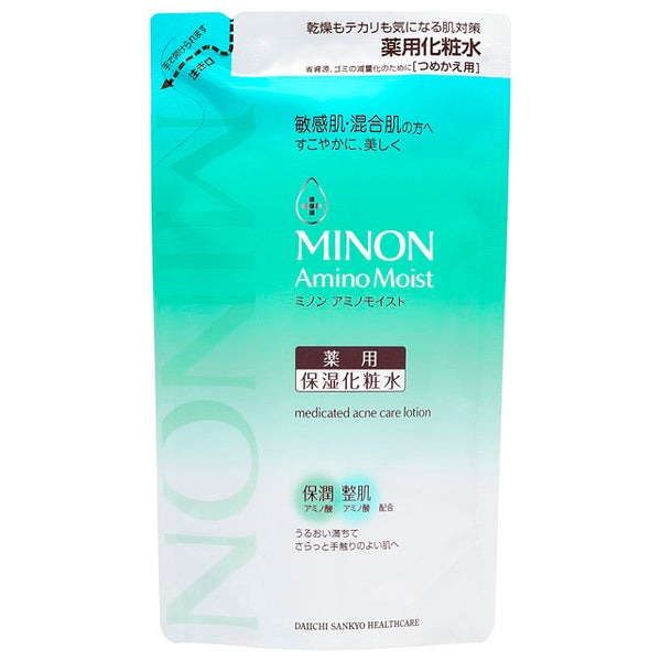 [医药部外品] 第一三共 Healthcare Minon Amino Moist 药用粉刺护理化妆水补充装 130m