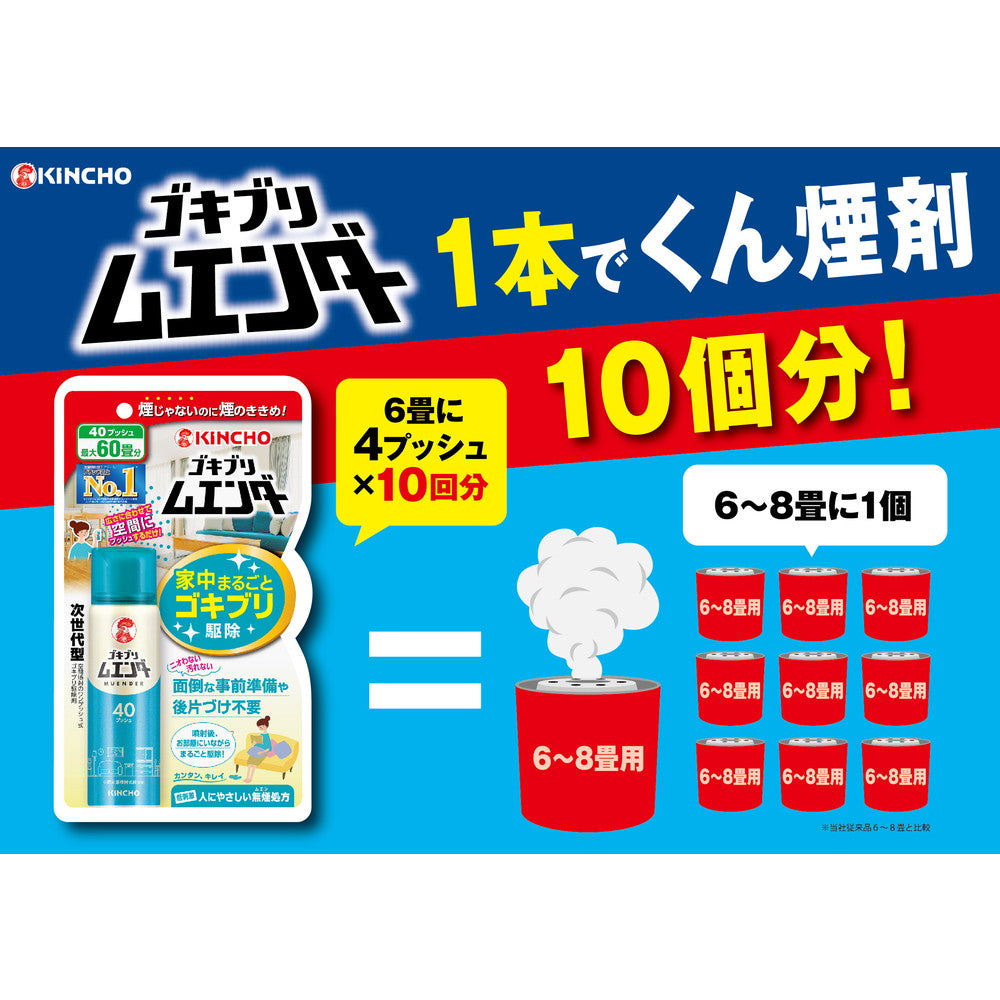 防除用医薬部外品】大日本除虫菊 ゴキブリムエンダー 40プッシュ 無香料 20mL