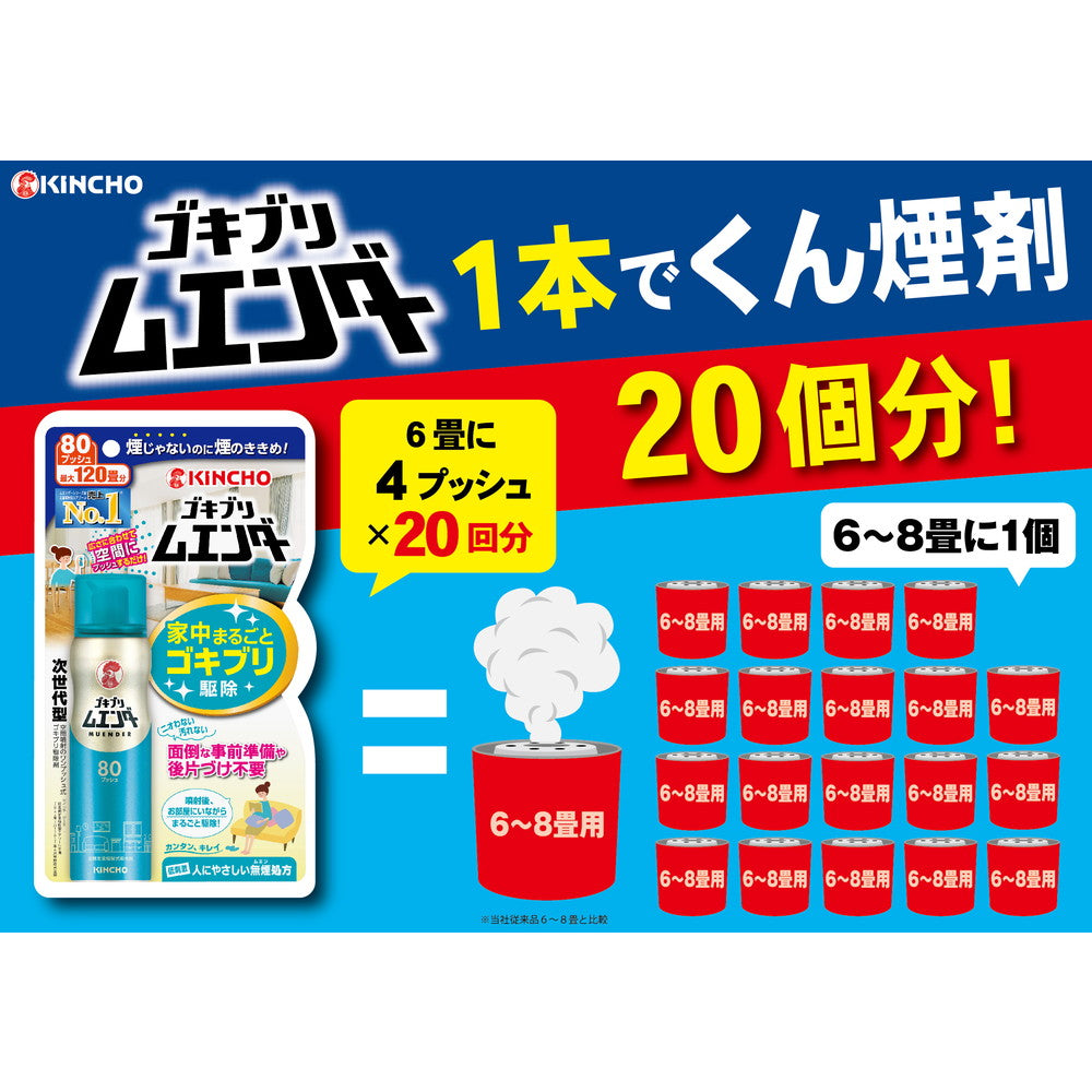 防除用医薬部外品】大日本除虫菊 ゴキブリムエンダー 80プッシュ 無香料 36mL