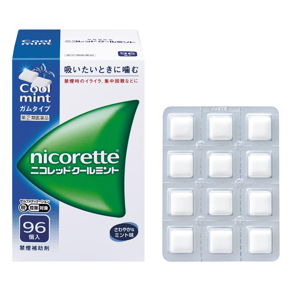 指定第2類医薬品】ニコレットクールミント 96個【セルフメディ