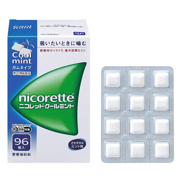 【指定2药】Nicorette 清凉薄荷96粒【自行用药税制】