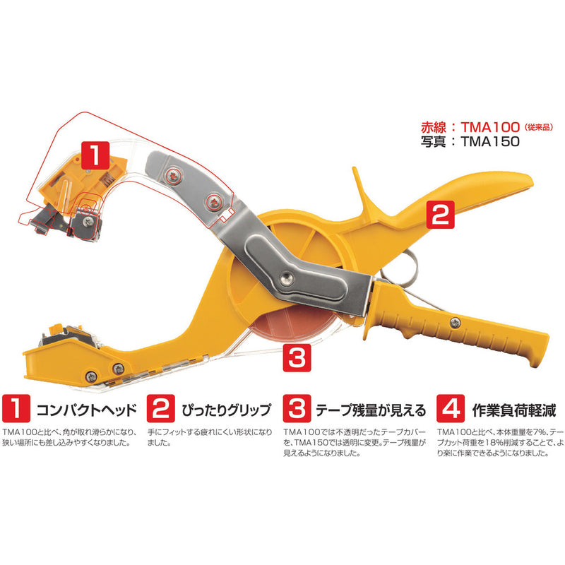 ニチバン 誘引結束機 とめたつプラスTMA150 TMA150 メーカー直送 ▼返品・キャンセル不可【他商品との同時購入不可】