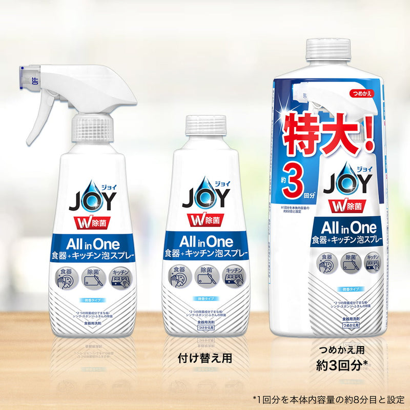 P＆G 除菌 ジョイ ミラクル泡スプレー 微香 詰替  630ml