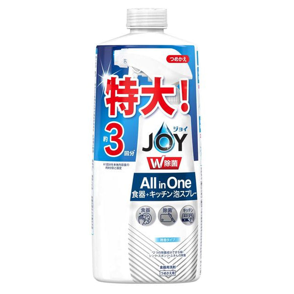 宝洁消毒液Joy Miracle泡沫喷雾微香补充装3次630mL