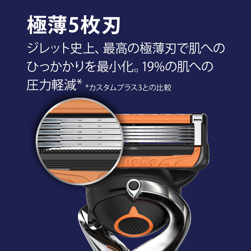 P＆G ジレット プログライドパワー5Bホルダー付 替刃6個付