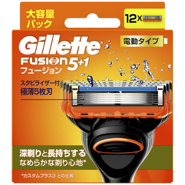 P&amp;G Gillette Fusion Power Replacement Blade 12B Replacement Blade 12 pieces