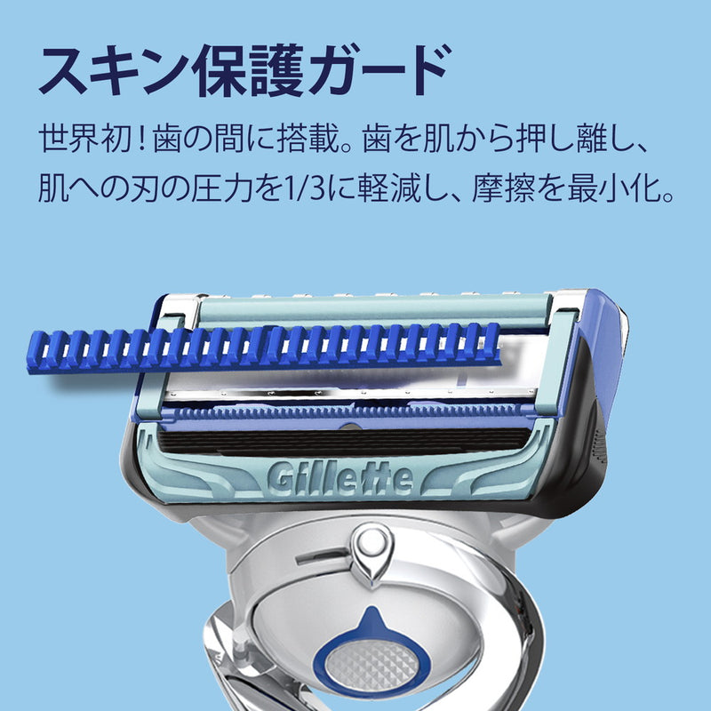 P&amp;G Gillette Skin Guard Power 备用刀片 4B 备用刀片包括 4 件