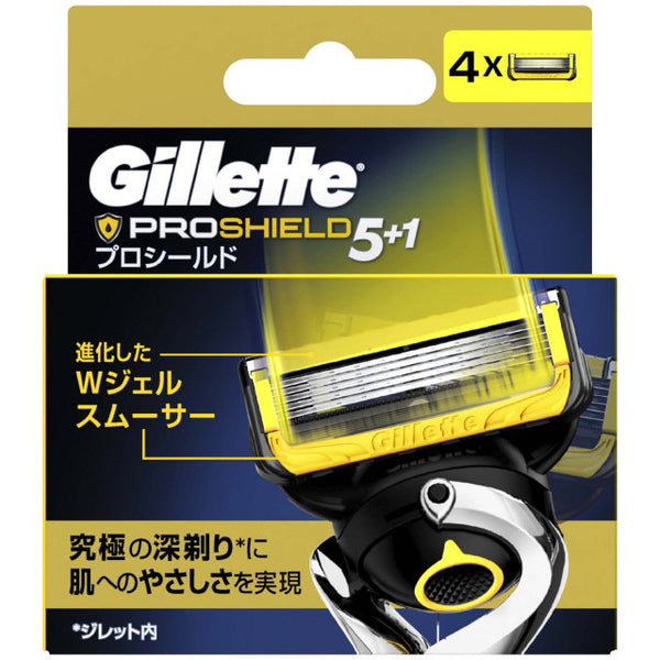 P&amp;G Gillette Proshield Spare Blade 4B Spare Blade 4 Pieces Included