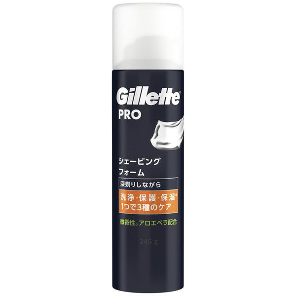 P&amp;G Gillette PRO 剃须泡沫温和香味 245g