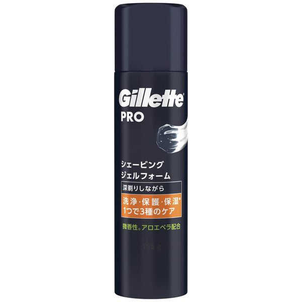 P&amp;G Gillette PRO (Gillette Pro) Shaving Gel Foam Subtle Fragrance 195g