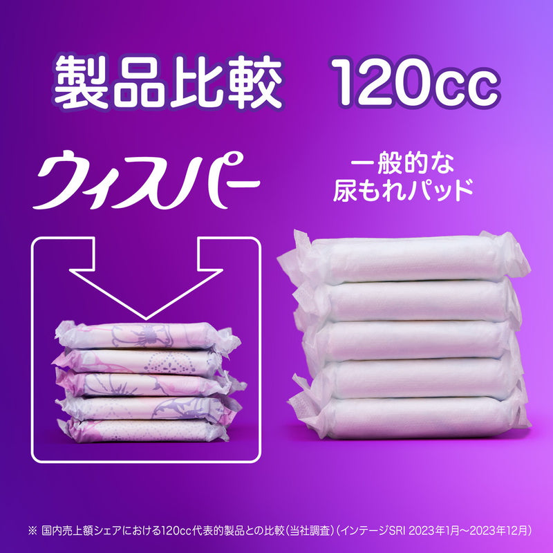 P&G ウィスパー うすさら安心 女性用 吸水ケア 中量用 80cc 42枚