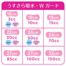 P&amp;G Whisper 1 sheet 2 role W guard Unscented 3CC 18cm 40 sheets