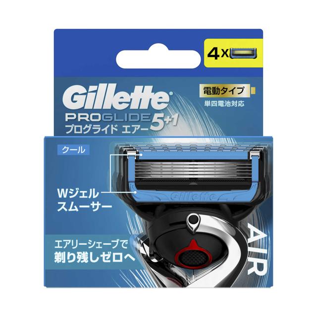 P&amp;G Gillette Proglide Air 5+1 Cool 电动备用刀片 4 片