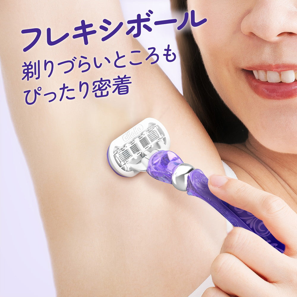 ジレット ヴィーナス スワール 艶すべ肌へ 女性用 カミソリ 本体+替刃2