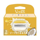 ジレット ヴィーナス コンフォートグライド うるもち肌へ ココナッツの香り ソープ付 替刃 3個入