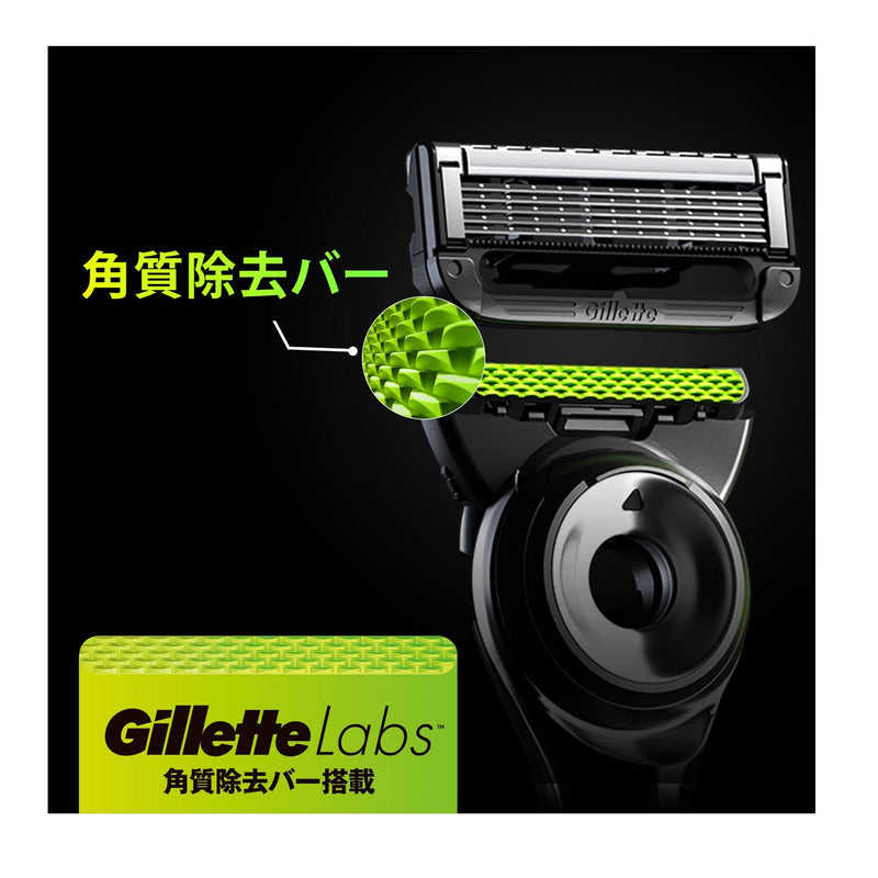 P＆Gジレット gillette Labs 角質除去バー搭載 髭剃り カミソリ 男性 本体＋替刃1個＋壁掛け用ハンガー付 サンドラッグ Onine  Store