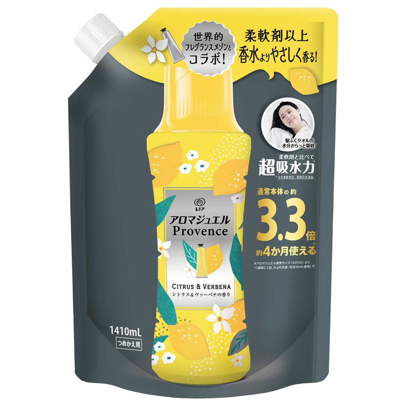 P&G レノア ハピネス アロマジュエル 香り付け専用ビーズ シトラス＆ヴァーベナ 詰め替え 超特大  1410mL