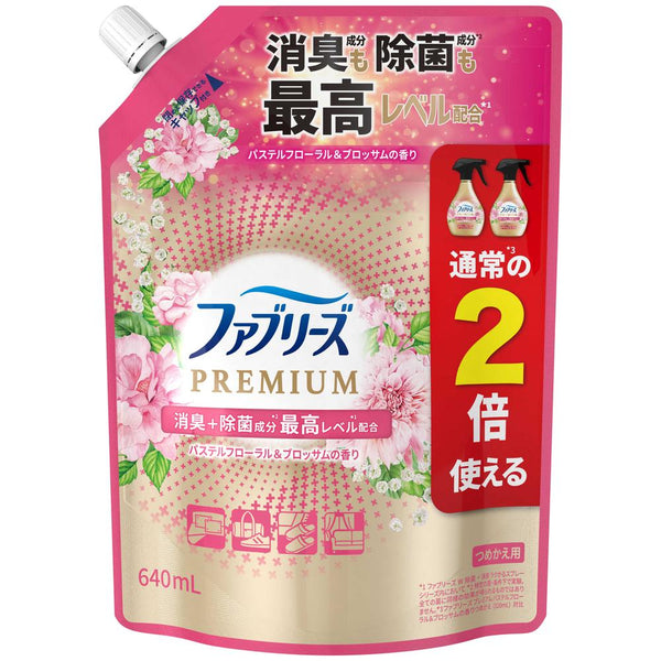 P&G ファブリーズ 消臭スプレー 布用 PREMIUM パステルフローラル＆ブロッサム 詰め替え 特大 640mL