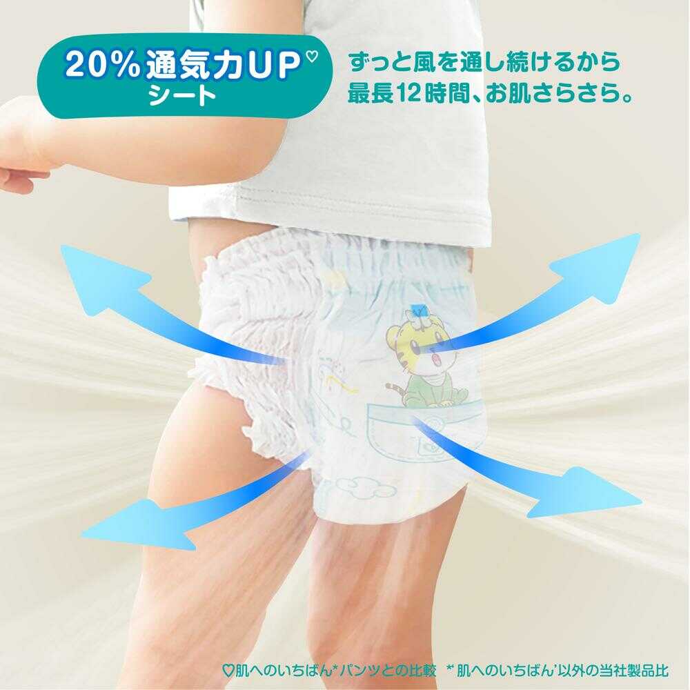 P&G パンパース オムツ 通気性プラス (5〜12kg) M 54枚