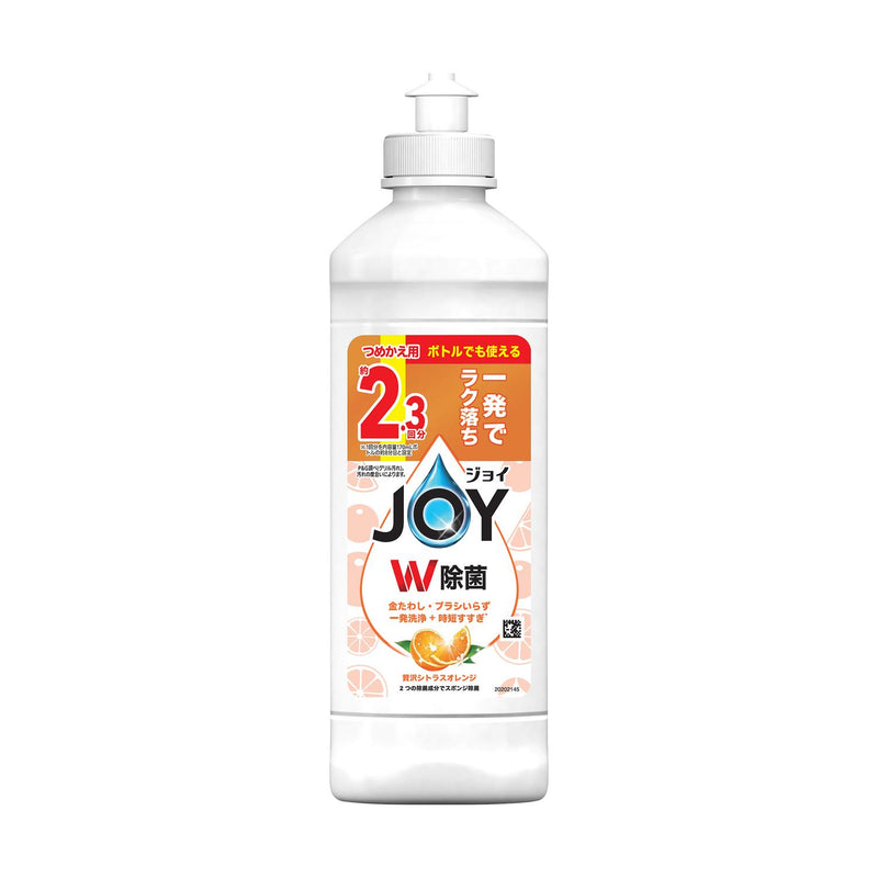 P&G ジョイ W除菌 食器用洗剤 贅沢シトラスオレンジ キャップ付き 詰め替え 300mL