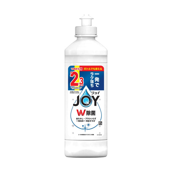 P&G ジョイ W除菌 食器用洗剤 さわやか微香 キャップ付き 詰め替え 300mL